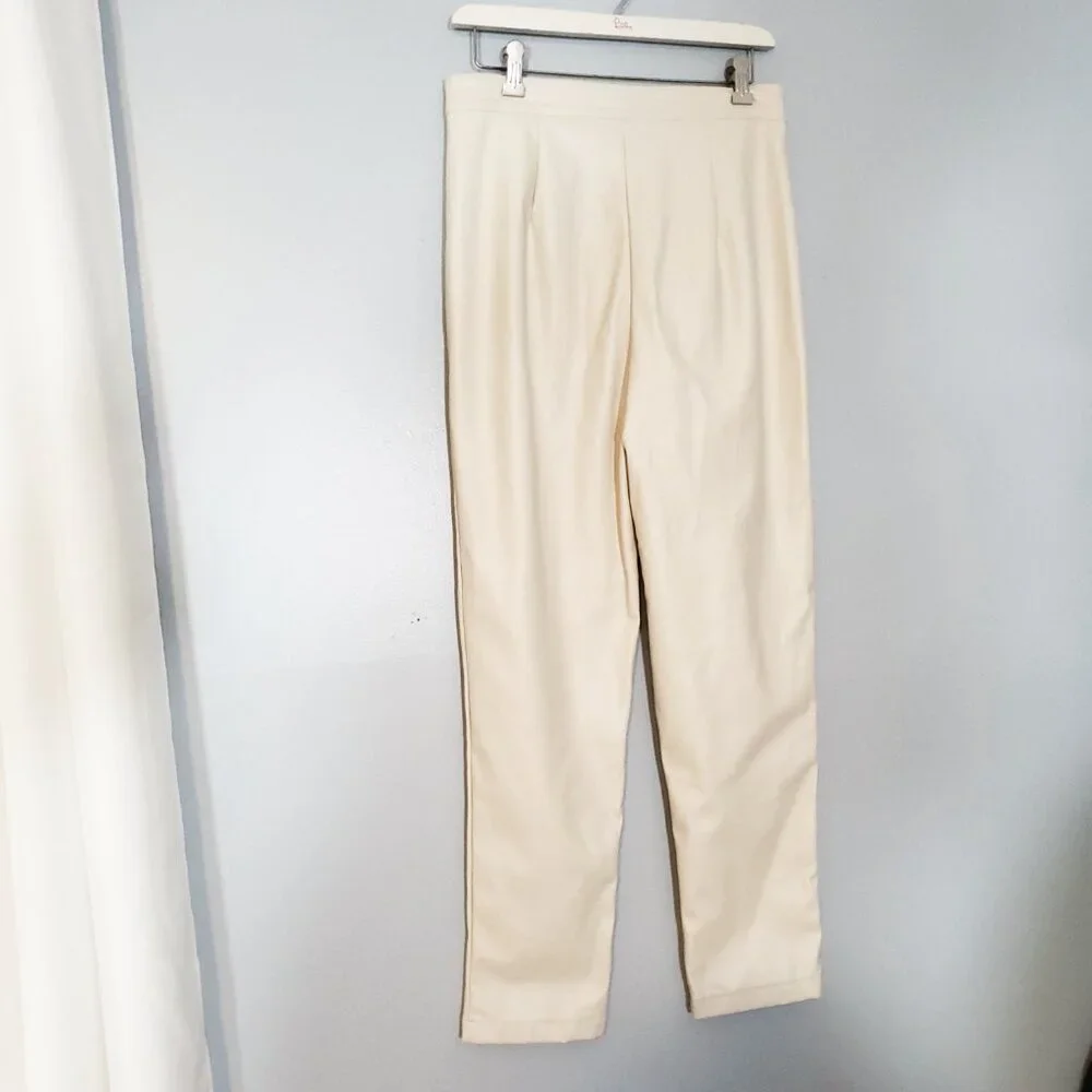 PRINCESS POLLY Beige Faux Leather LOVE CLUB Size 6 - Picture 3 of 10